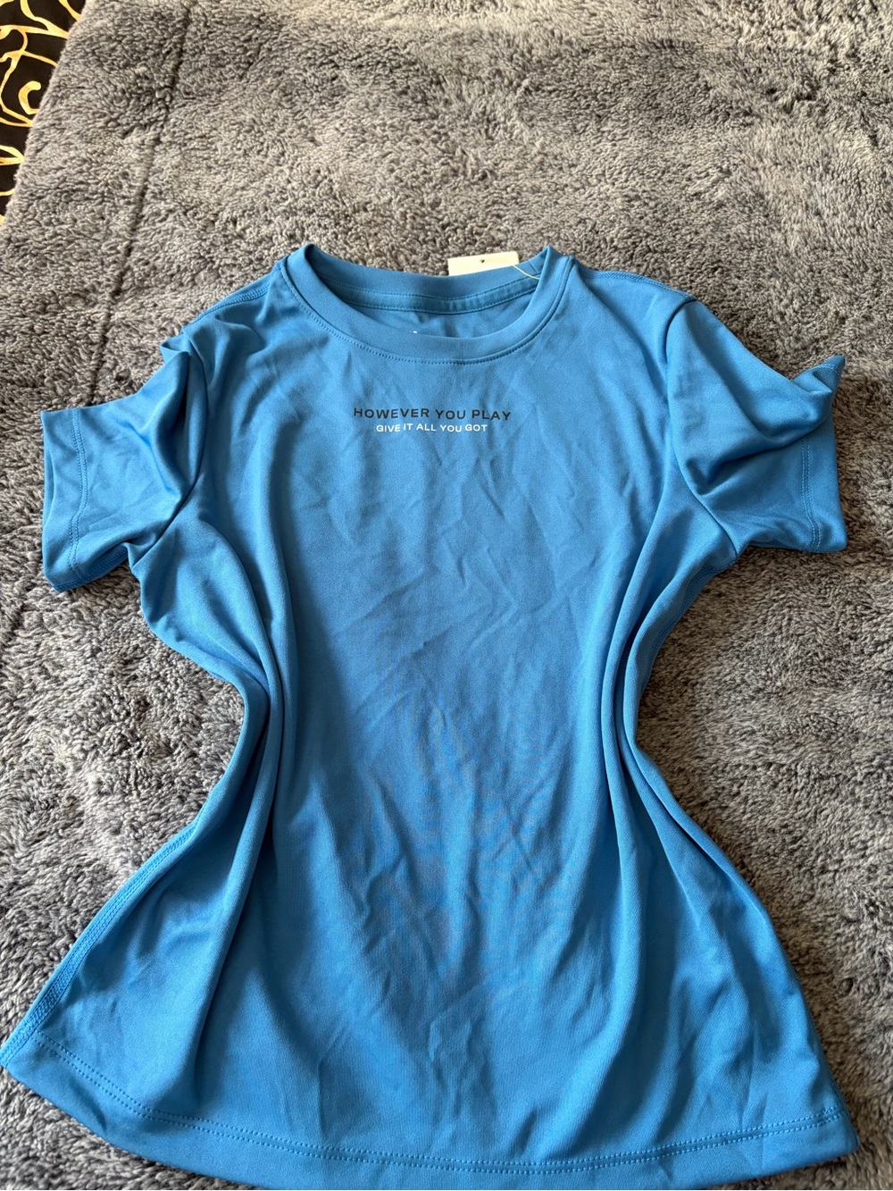 all in motion Blue Graphic Crewneck Short Sleeve Tee